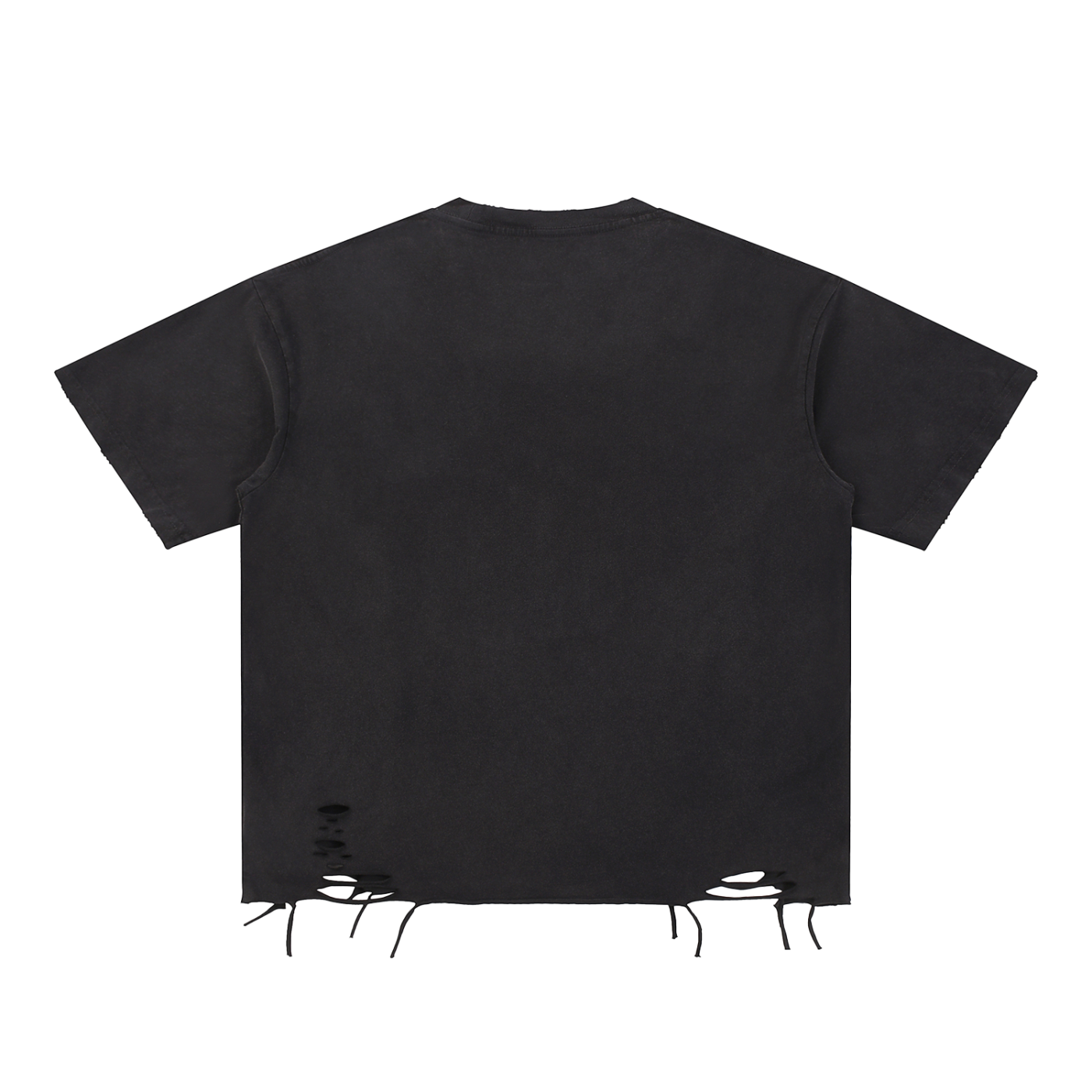 CW - Snow Washed Raw-Hem T-Shirt