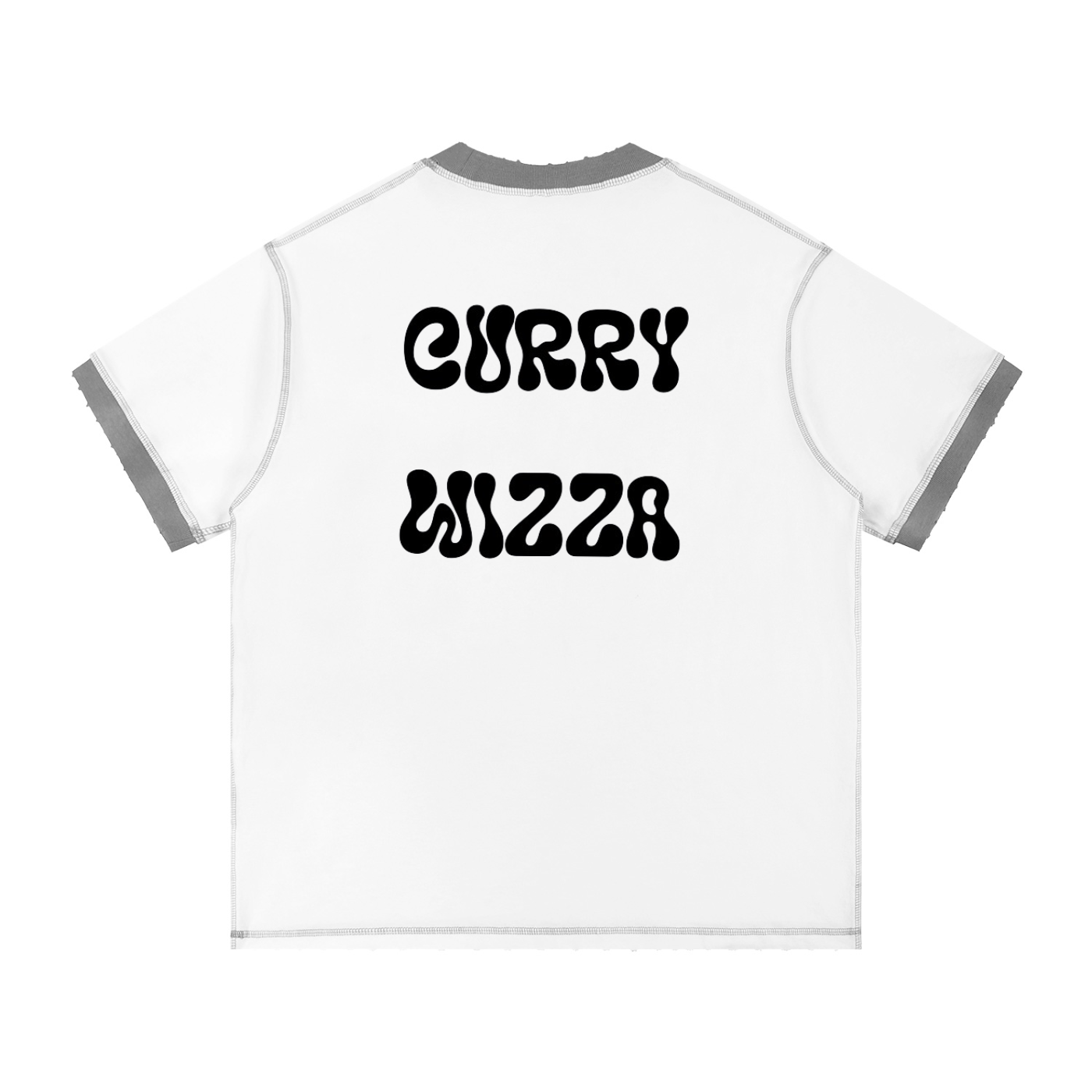 CW - Contrast-Stitched Cotton T-Shirt