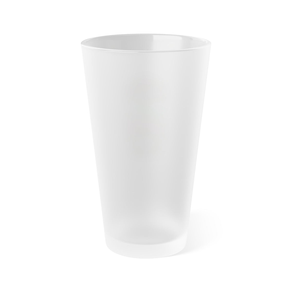 CURRY WIZZA - Frosted Pint Glass - 'Curry Wizza' Retro Swirl 16oz