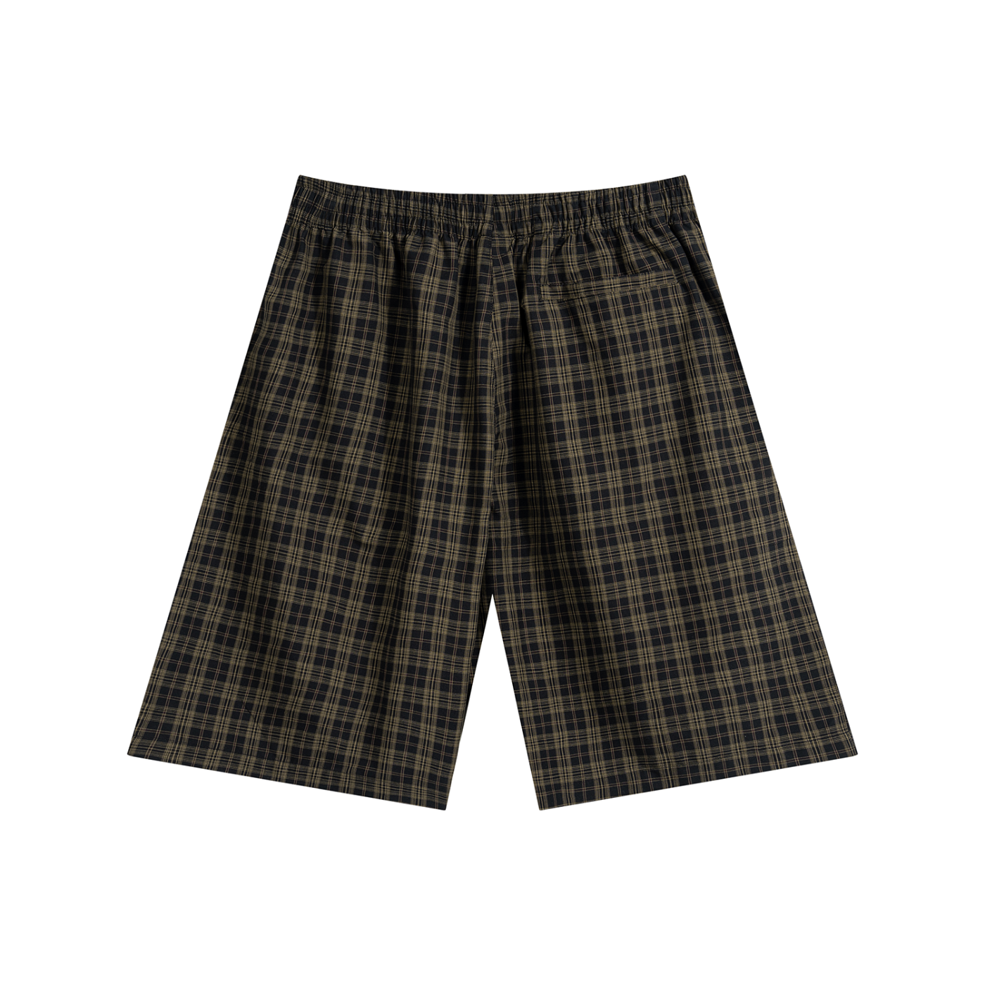 CW - Unisex Plaid Wide Leg Shorts