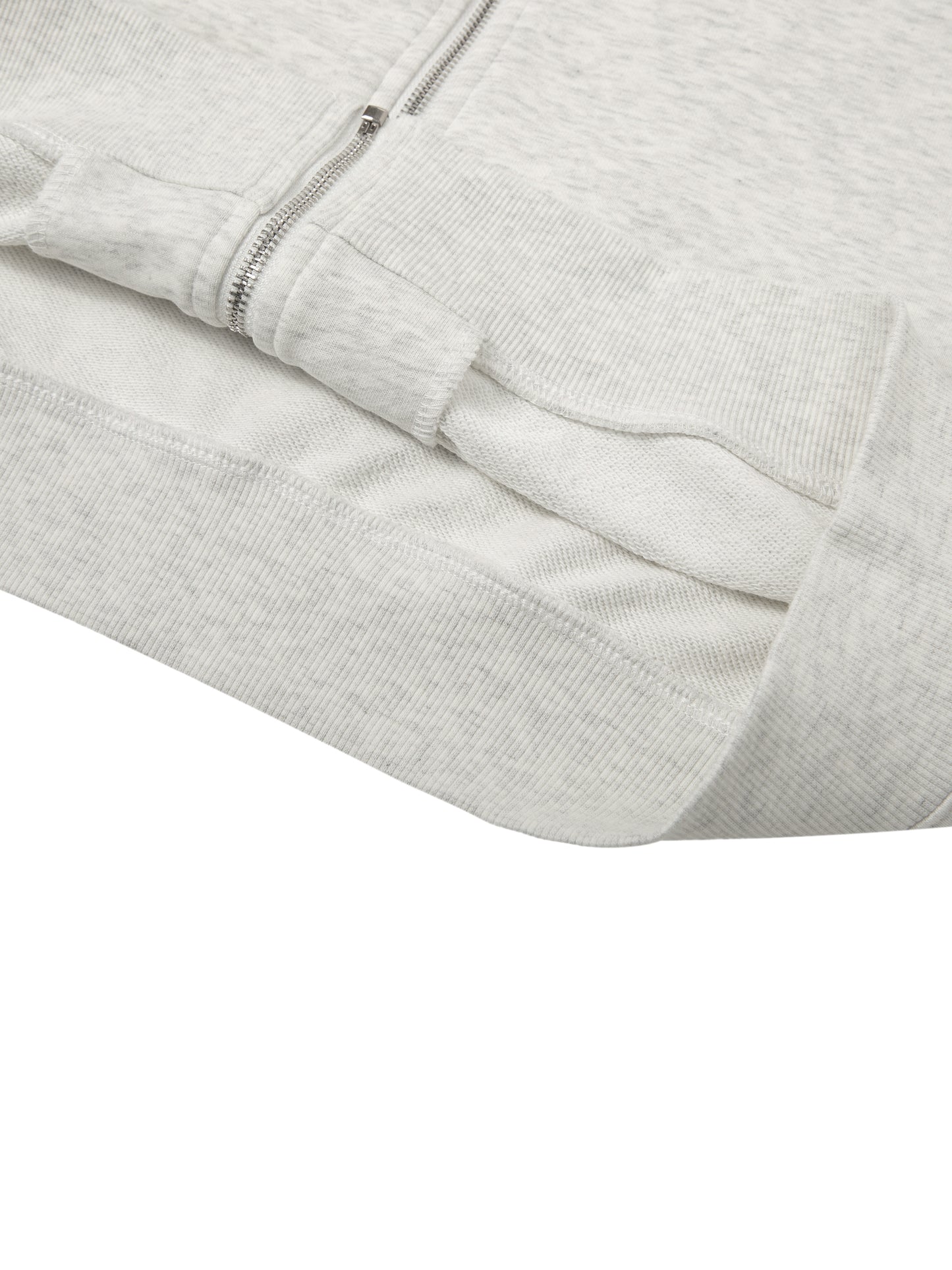 CW for HER - Essential Cropped Zip-Up Hoodie