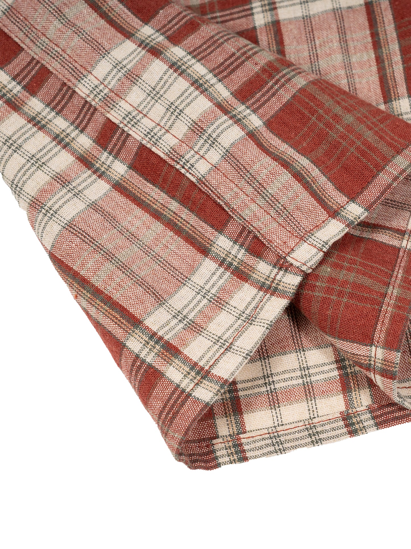 CW - Unisex Plaid Boxy Short Sleeve Shirt