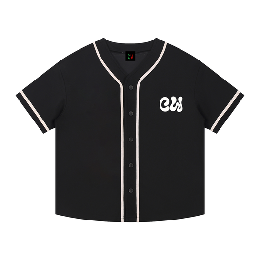 CW - Contrast Piped Button-Up Jersey