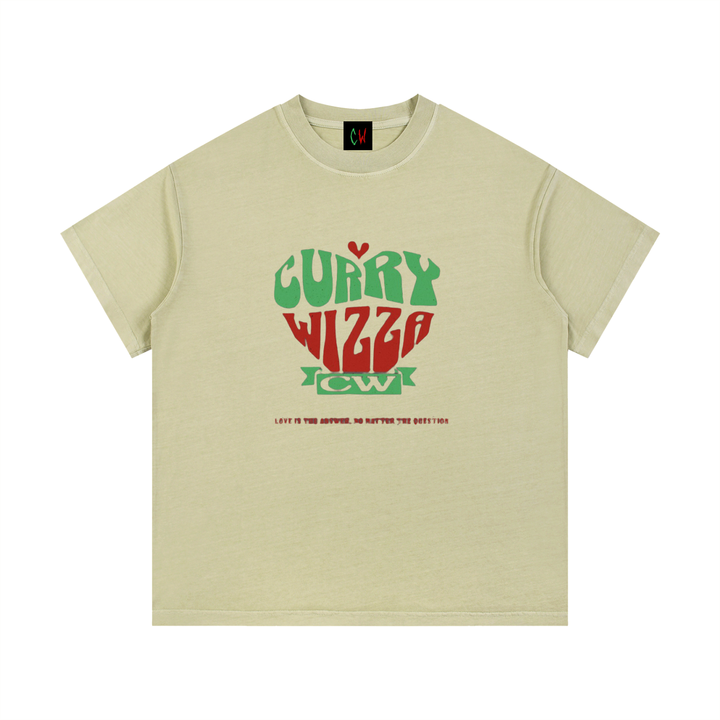 CURRY WIZZA - Vintage Wash Cotton T-Shirt