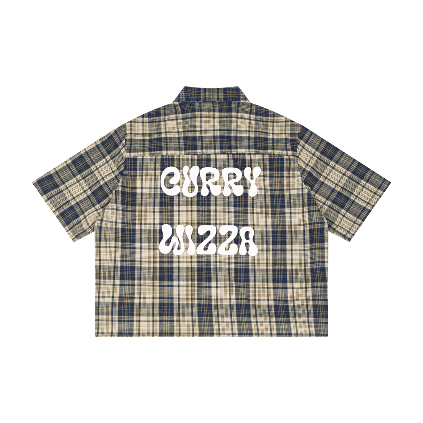 CW - Unisex Plaid Boxy Short Sleeve Shirt