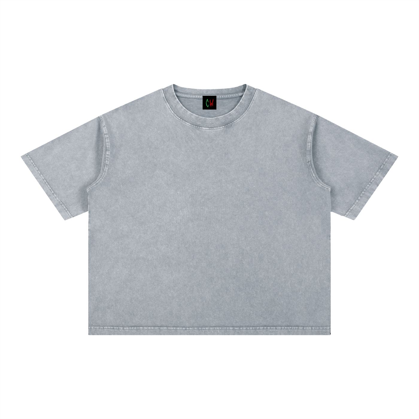 CW - Mineral Wash Boxy Cotton T-Shirt