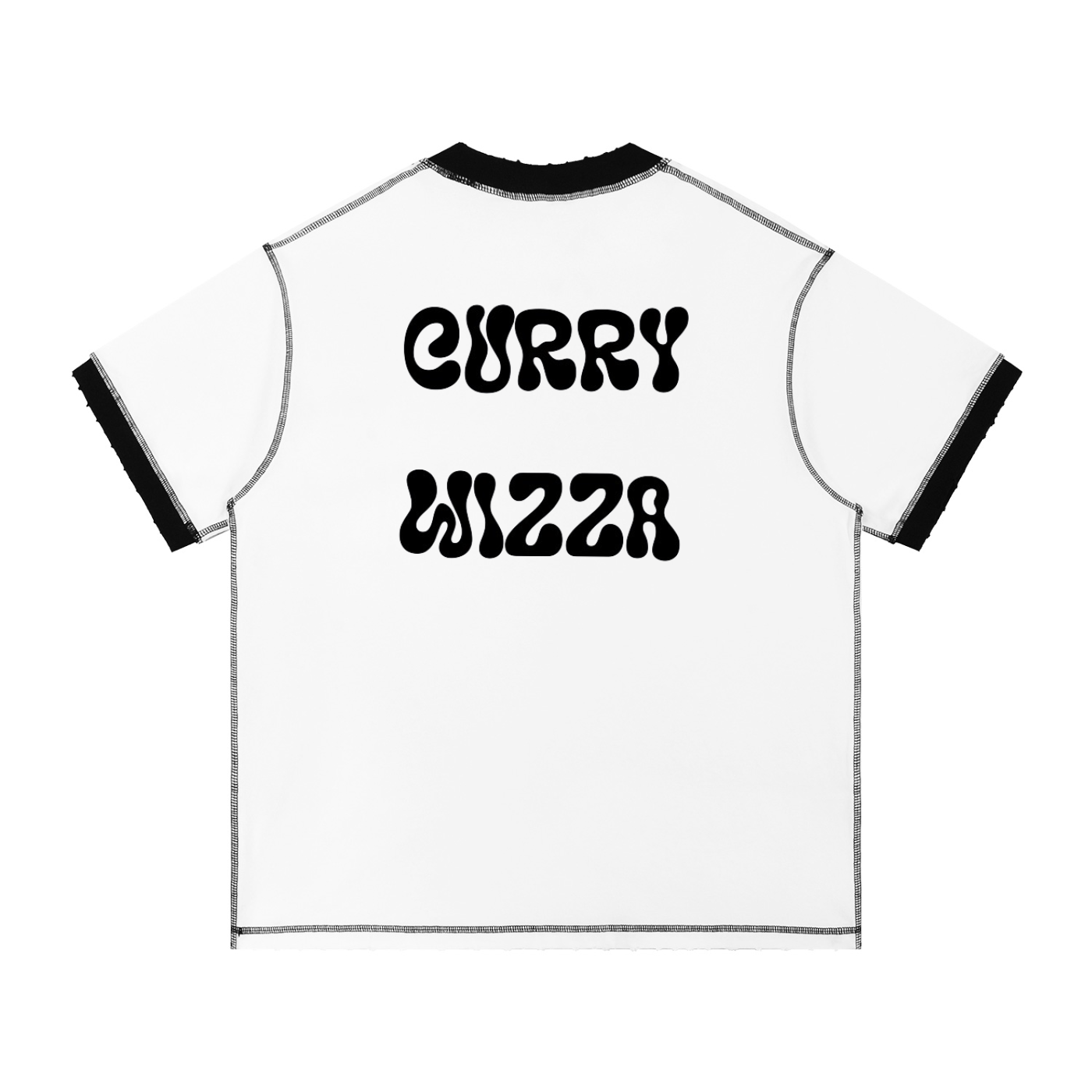 CW - Contrast-Stitched Cotton T-Shirt