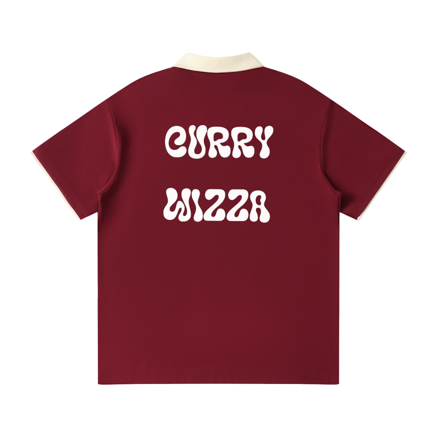 CW - Contrast Collar Raglan Polo Shirt