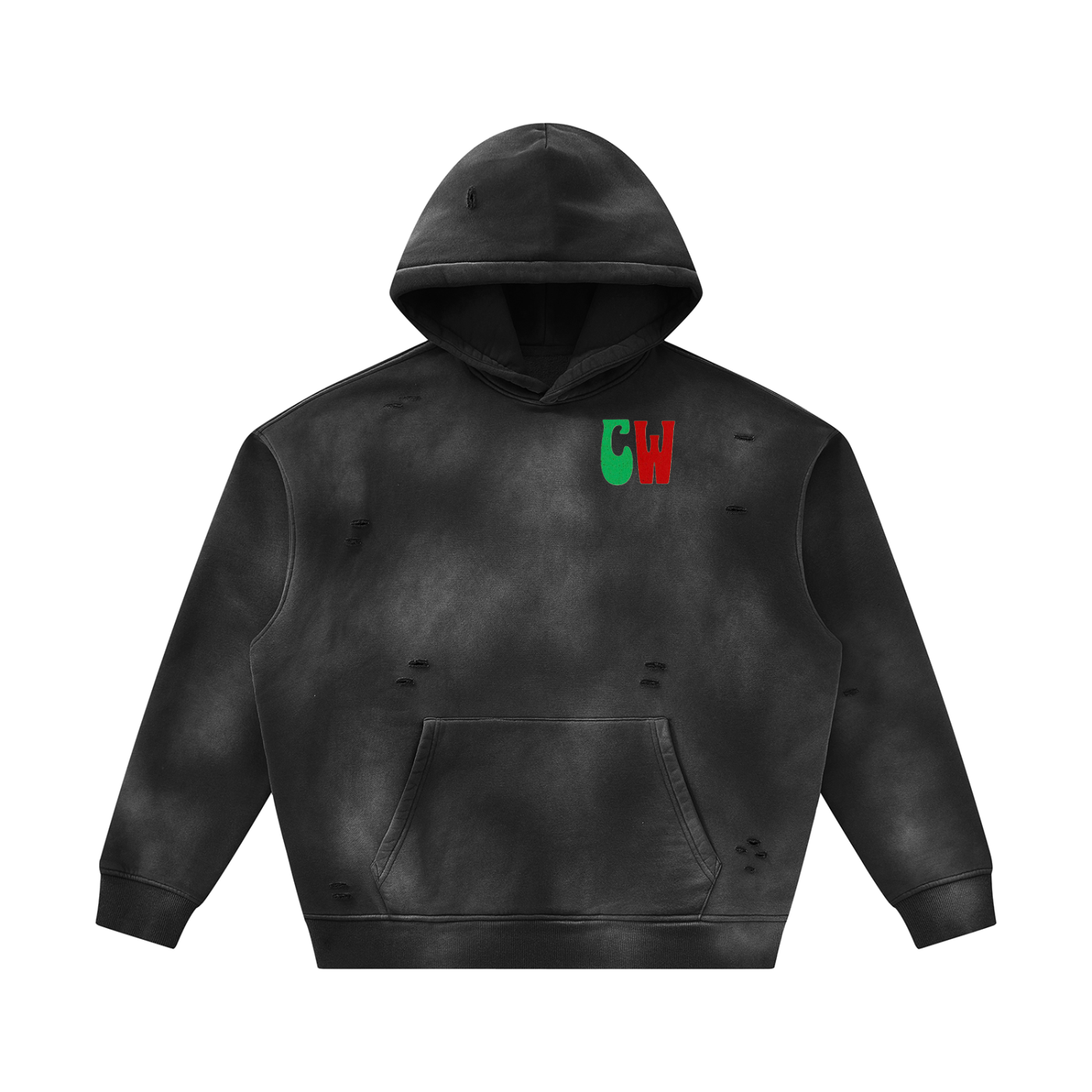 CW - Unisex Sunfade Frayed Fleece Hoodie