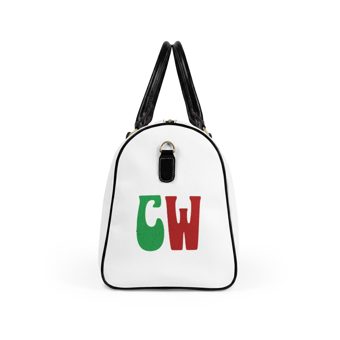 CURRY WIZZA - Faux Leather Travel Bag – Retro Wave Duffel