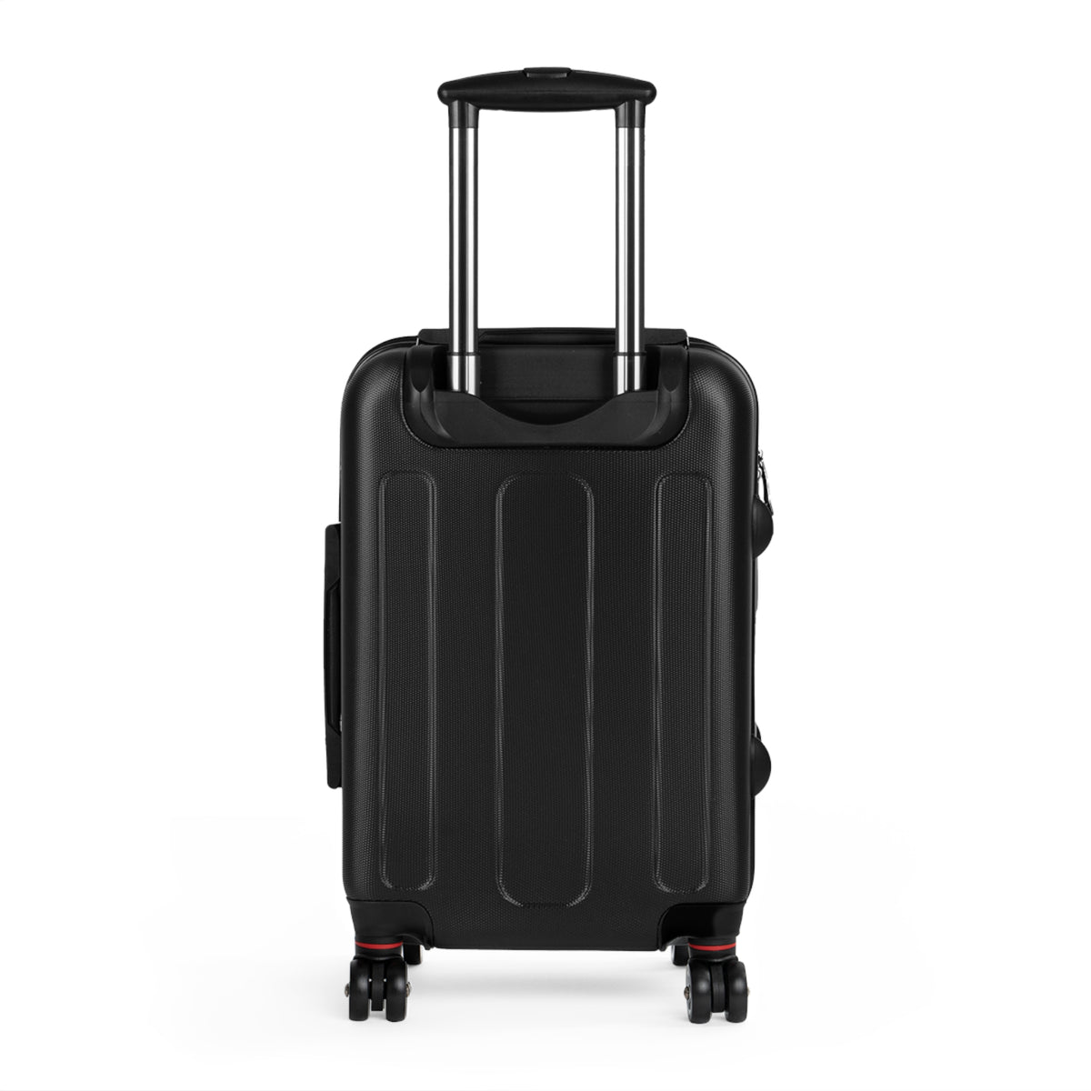 CURRY WIZZA - Suitcase — Retro 'Curry Wizza' Travel Carry-On with Green & Red Psychedelic Design