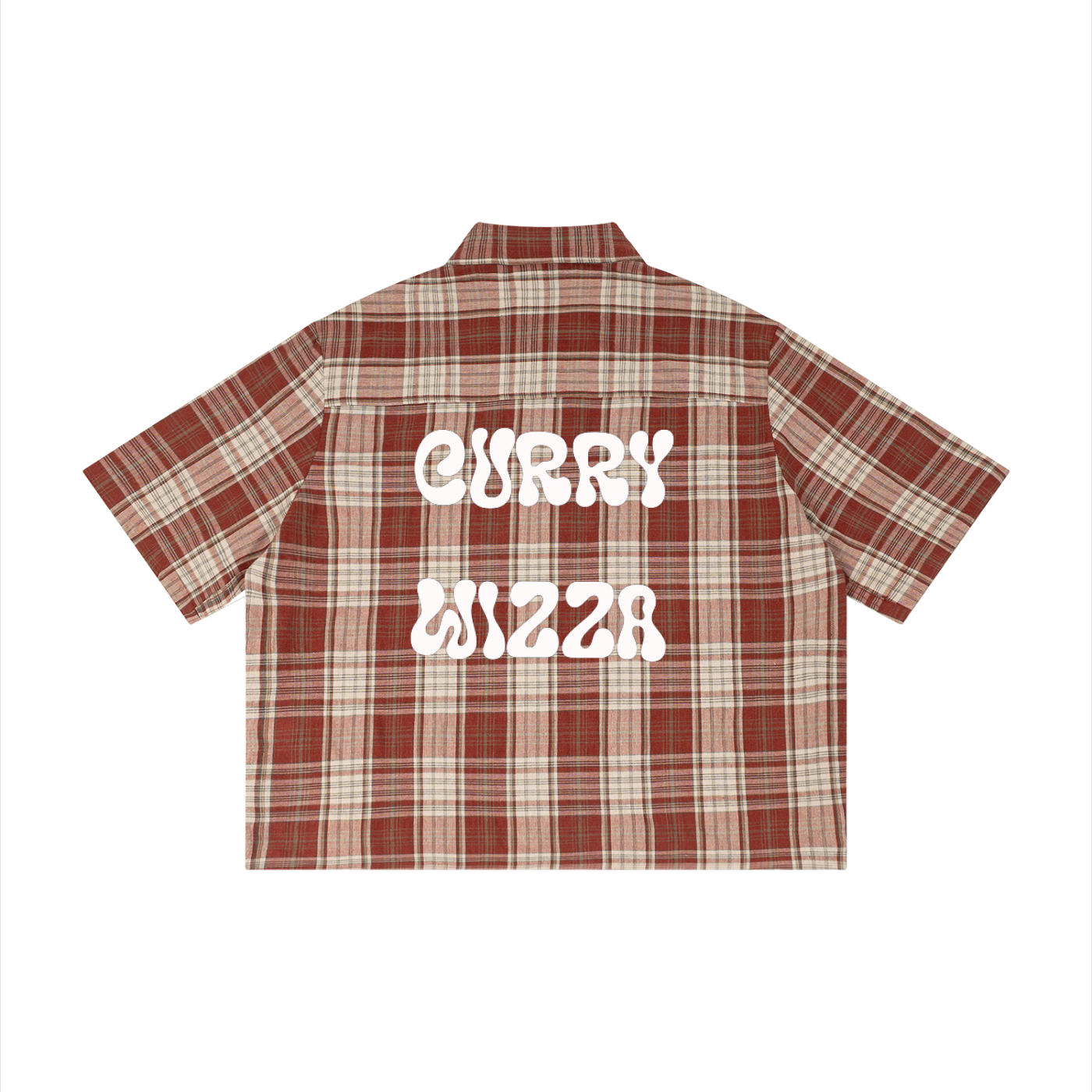 CW - Unisex Plaid Boxy Short Sleeve Shirt