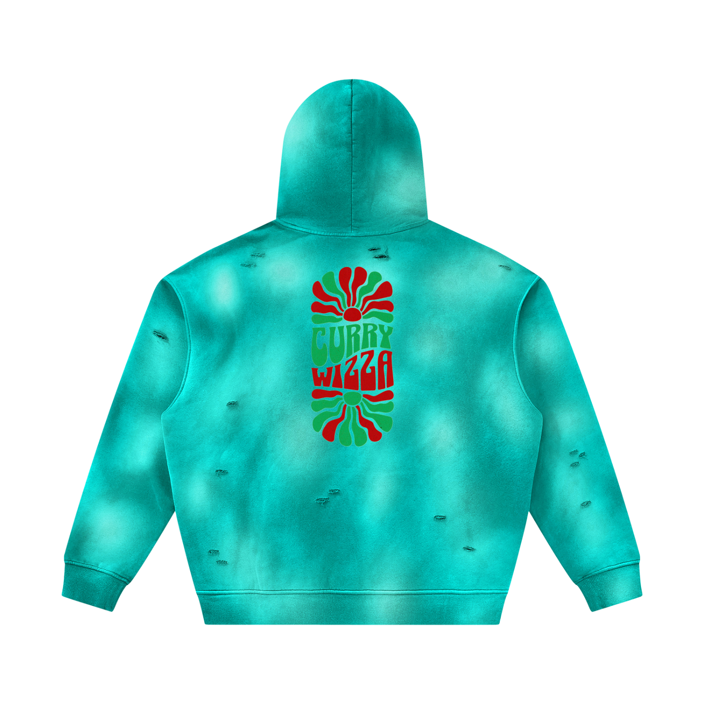 CW - Unisex Sunfade Frayed Fleece Hoodie