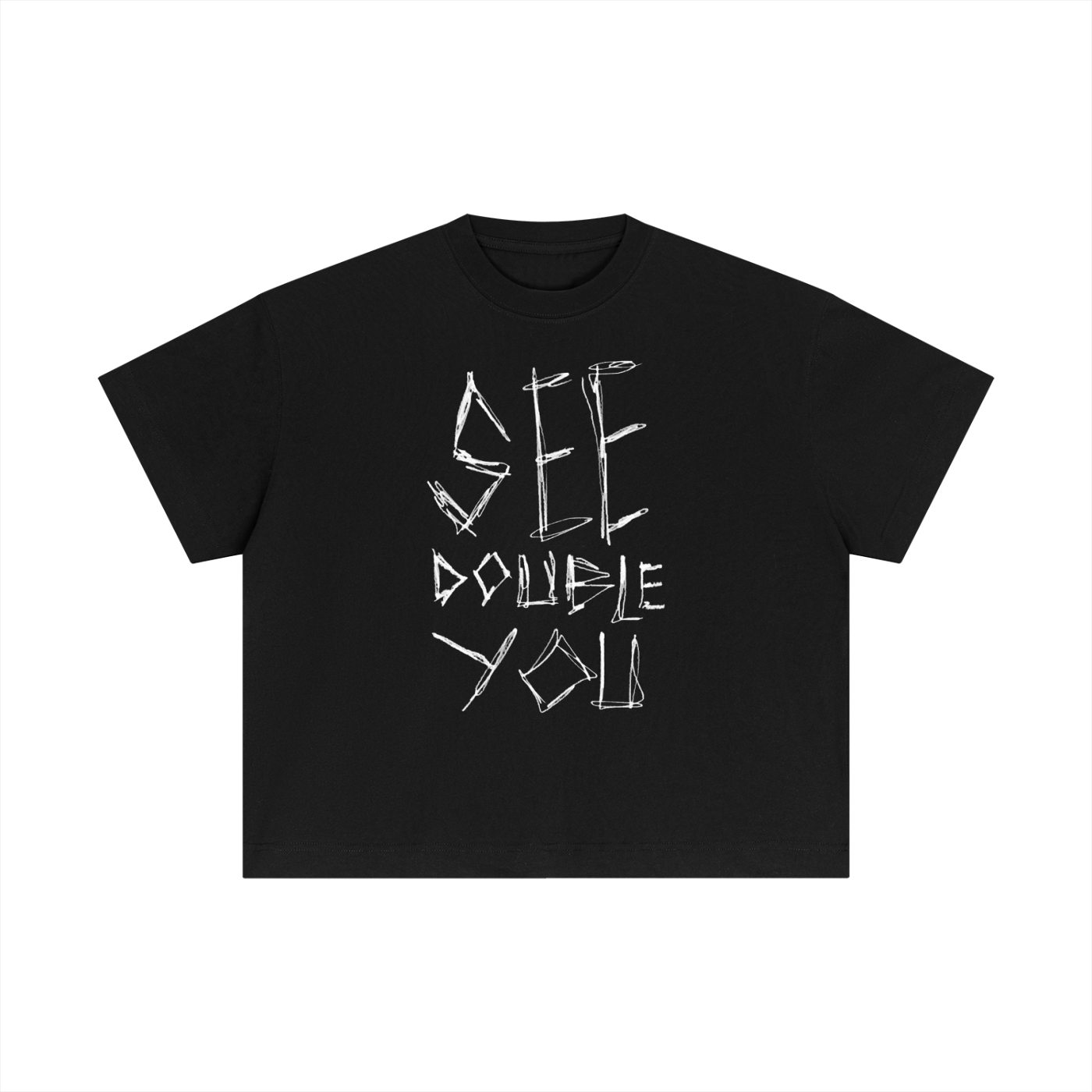 SEE DOUBLE YOU - Essential Cotton Boxy T-Shirt