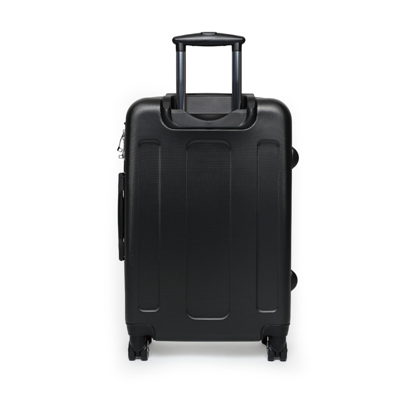 CURRY WIZZA - Suitcase — Retro 'Curry Wizza' Travel Carry-On with Green & Red Psychedelic Design