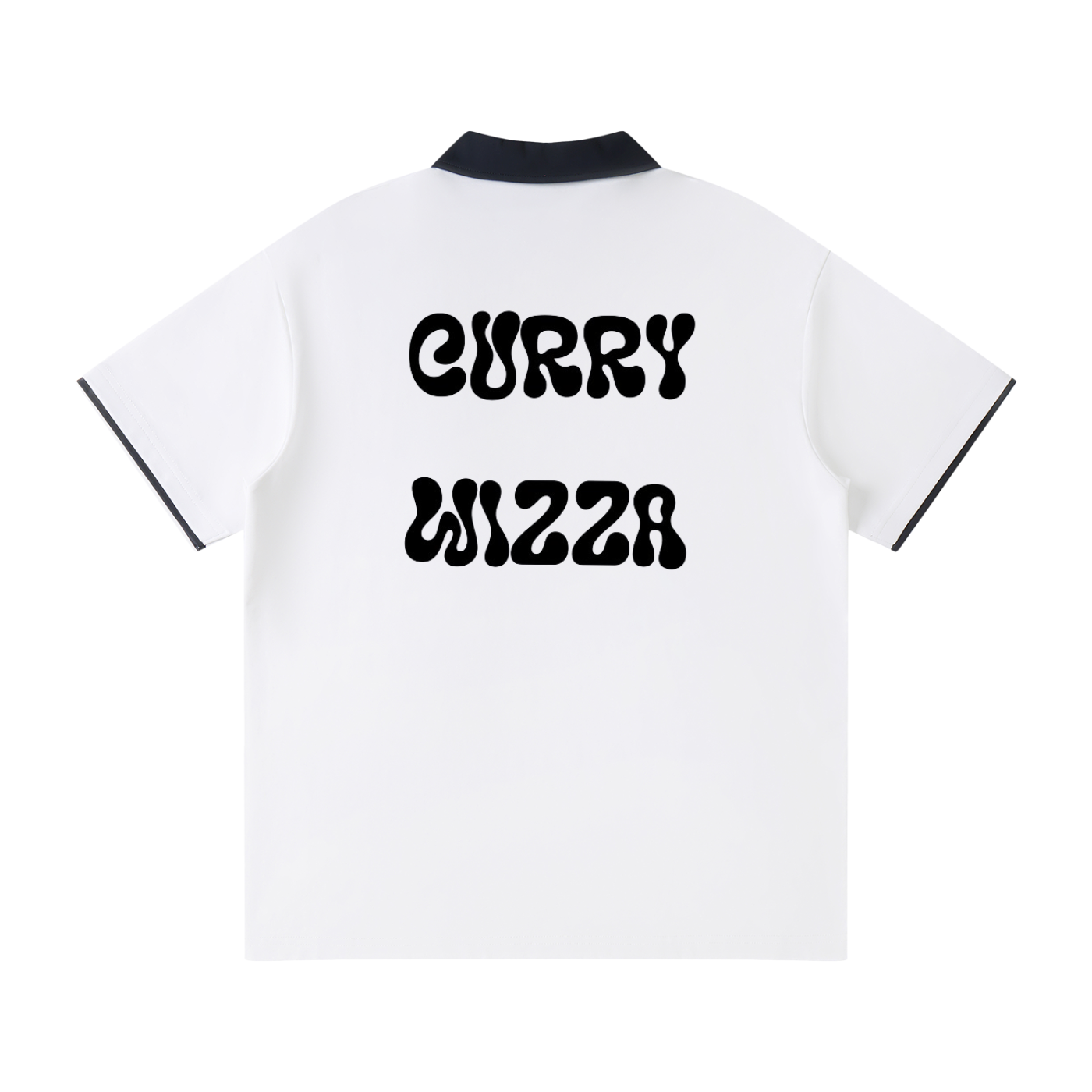 CW - Contrast Collar Raglan Polo Shirt