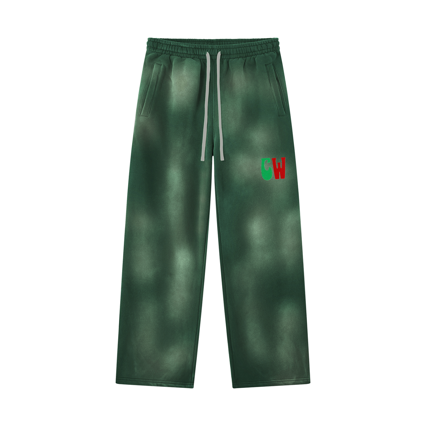 CW - Unisex Sunfade Wide Leg Fleece Sweatpants