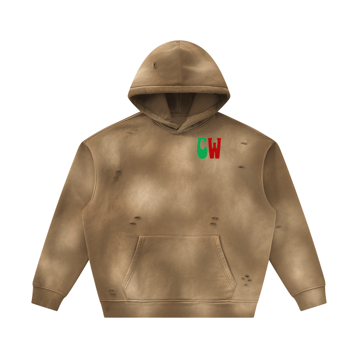 CW - Unisex Sunfade Frayed Fleece Hoodie