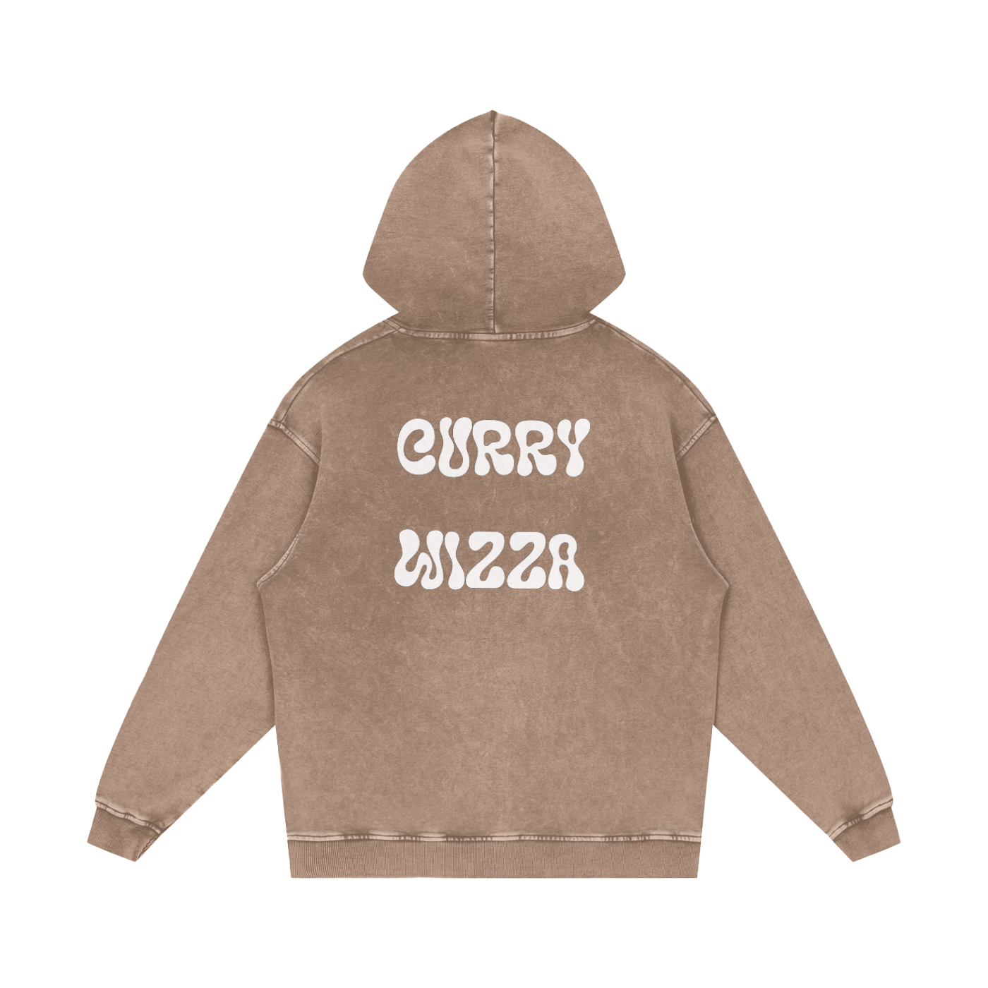 CW - Snow Washed Loose Cotton Hoodie