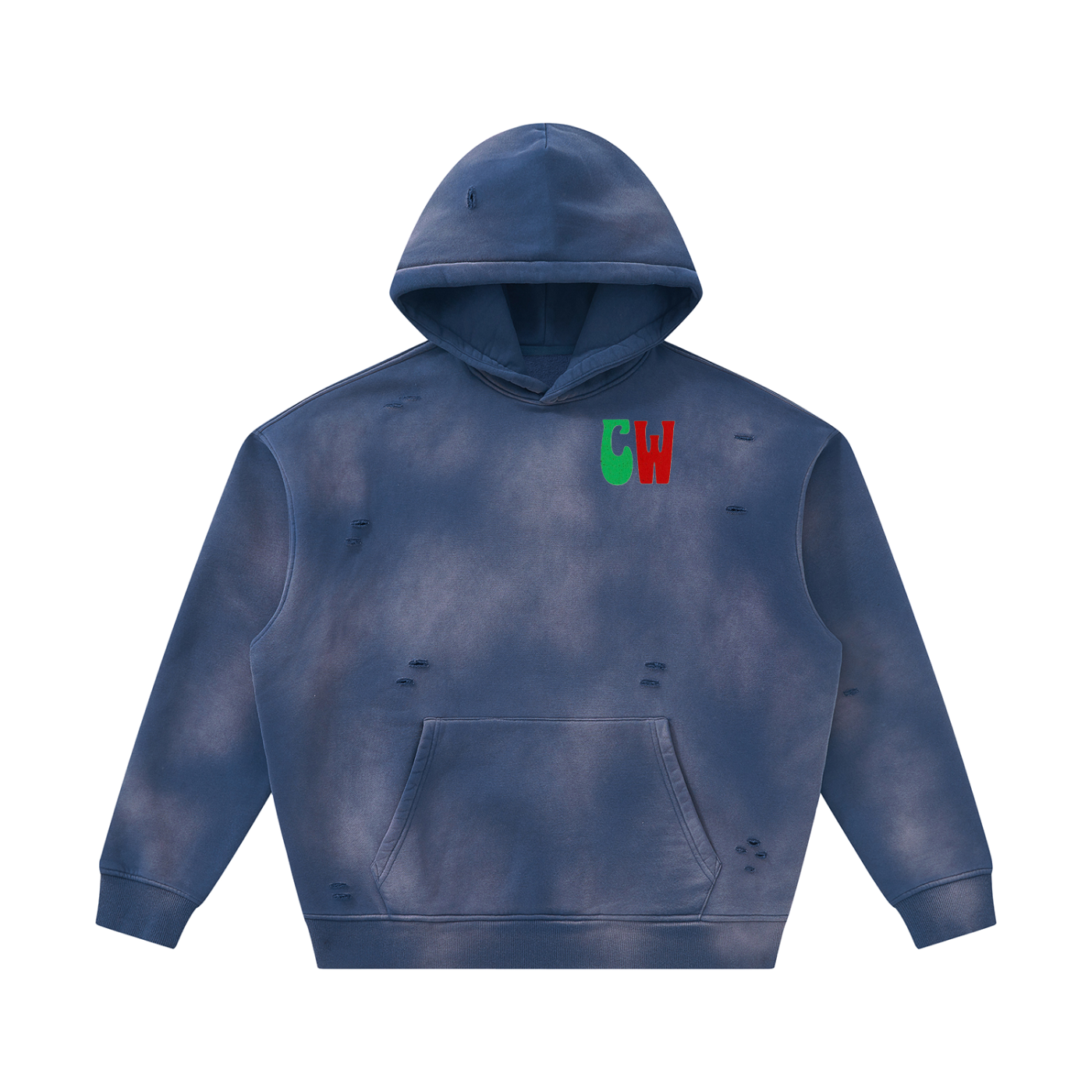 CW - Unisex Sunfade Frayed Fleece Hoodie