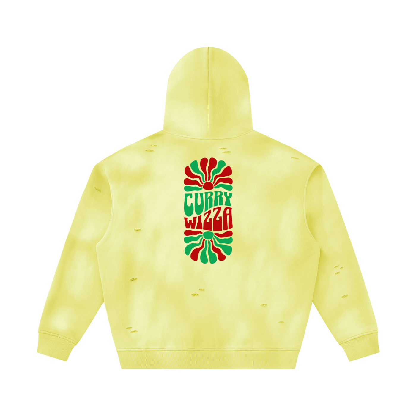 CW - Unisex Sunfade Frayed Fleece Hoodie