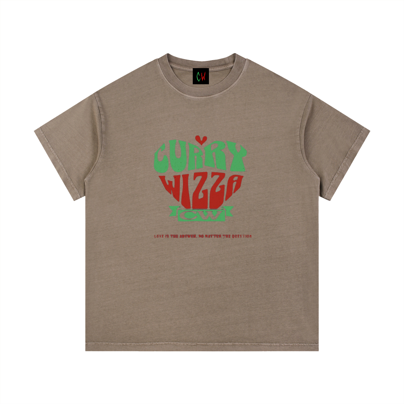 CURRY WIZZA - Vintage Wash Cotton T-Shirt