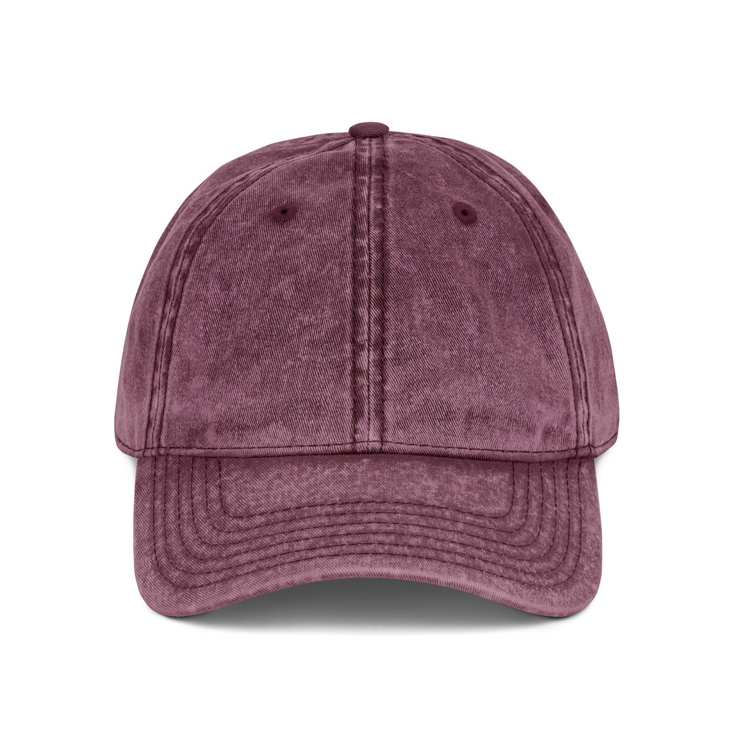 CW - Vintage Embroidered Cap – Washed Red Baseball Hat