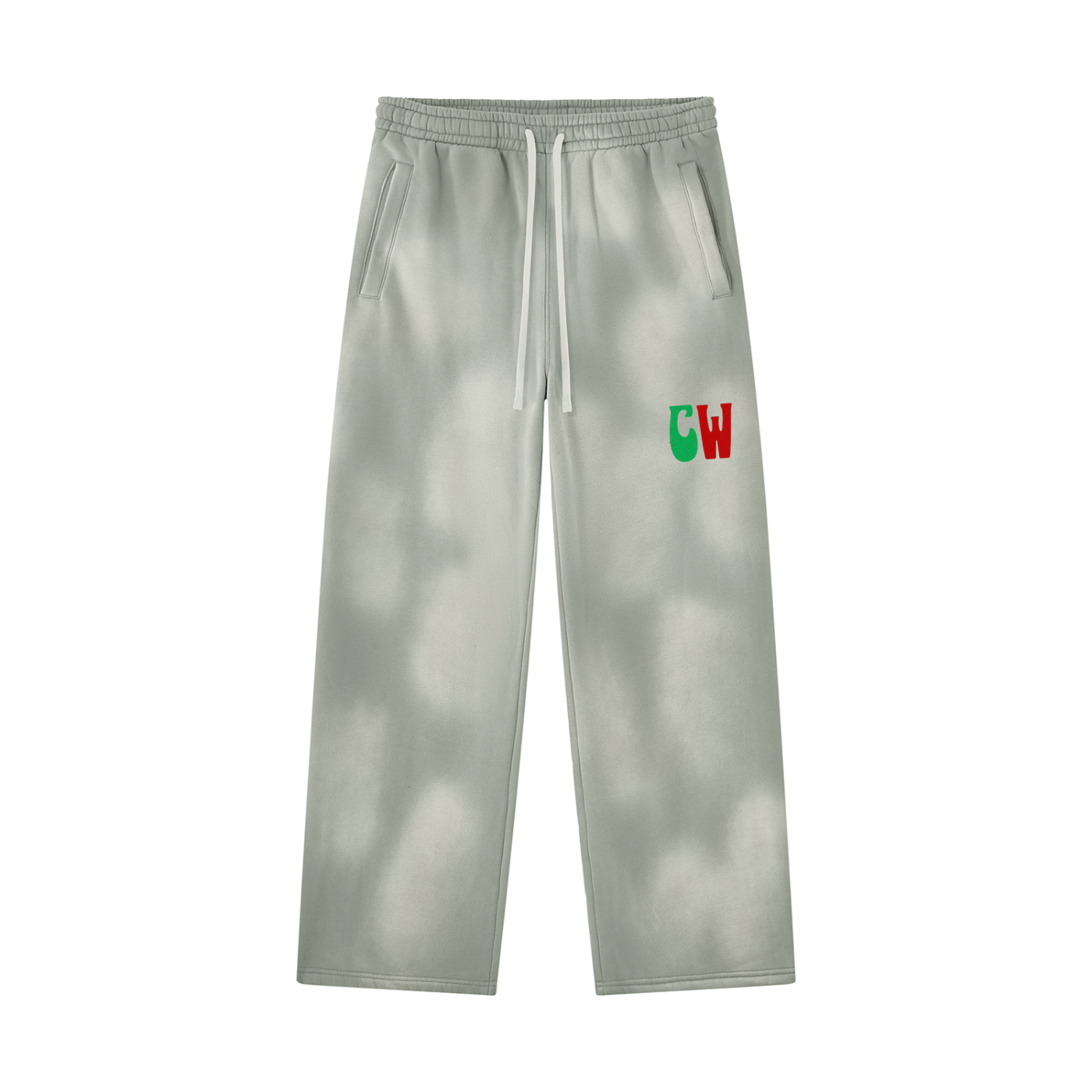 CW - Unisex Sunfade Wide Leg Fleece Sweatpants