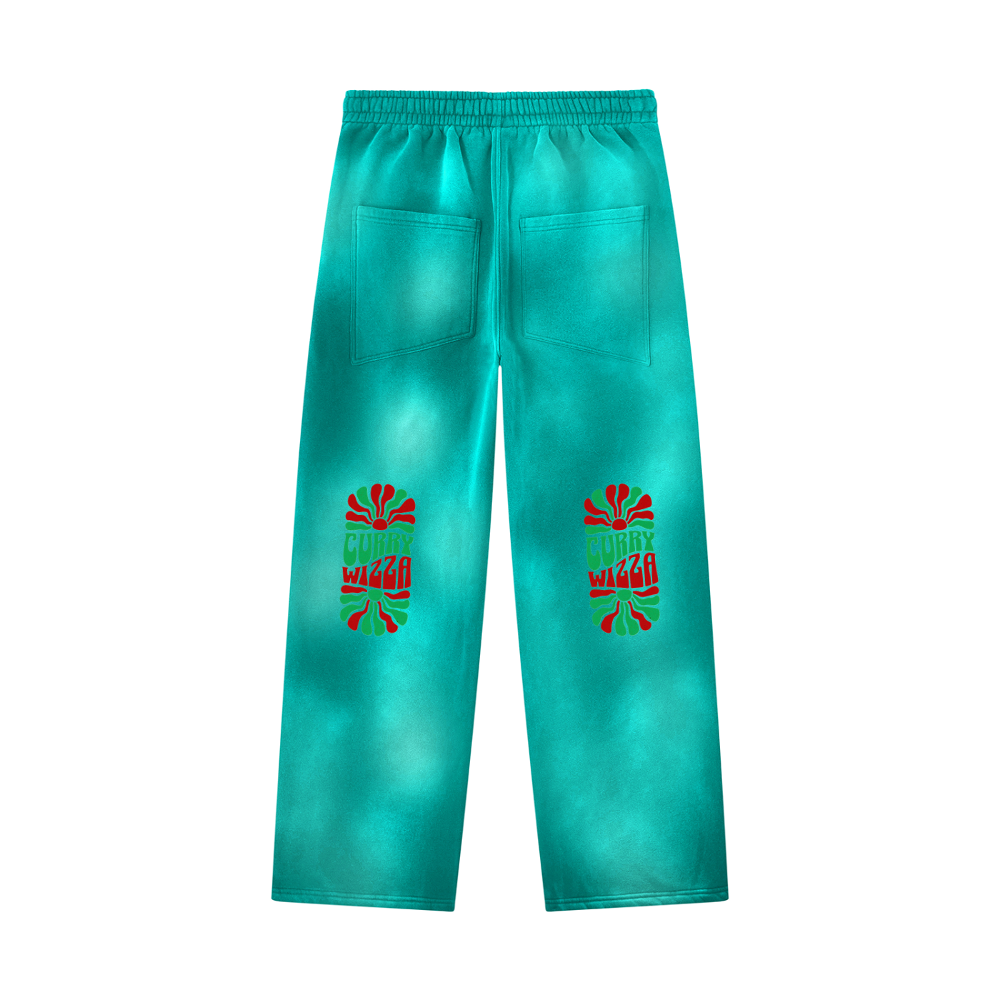 CW - Unisex Sunfade Wide Leg Fleece Sweatpants