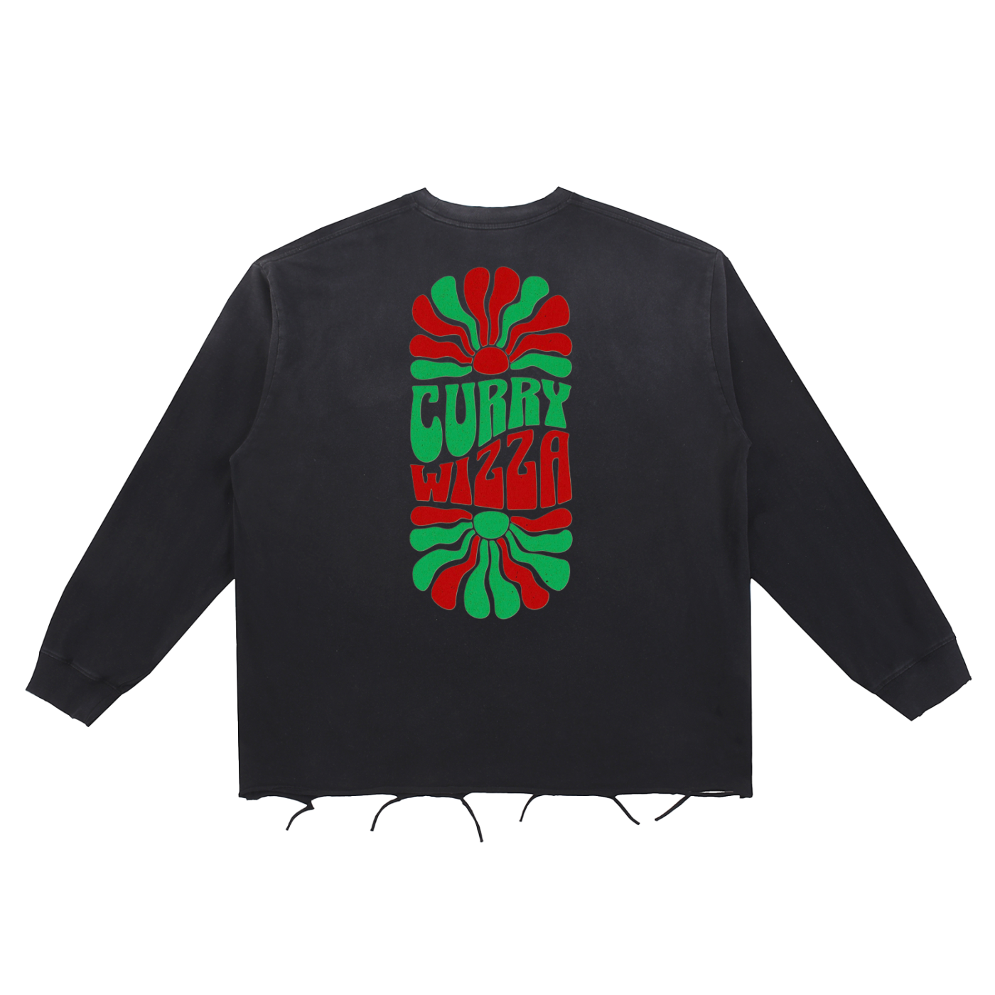 CW - Snow Wash Raw Edge Cotton T-Shirt