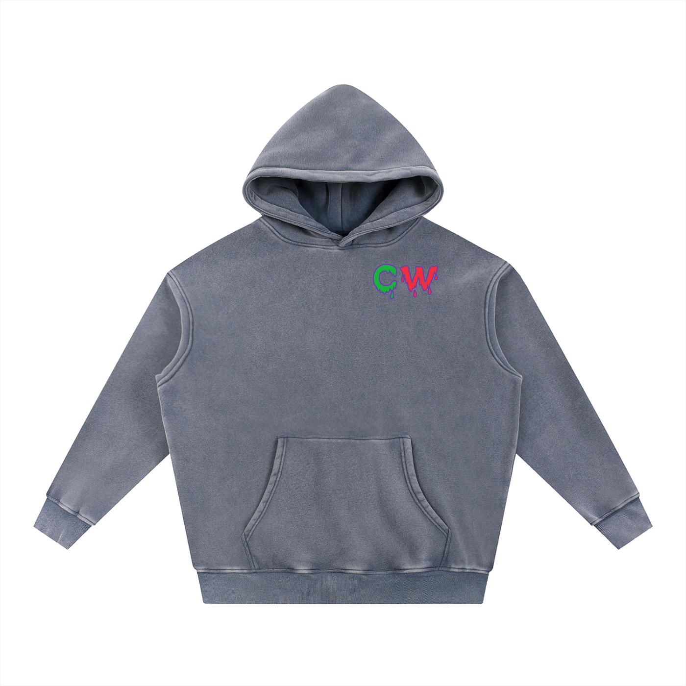 CW - Snow Wash Fleece Oversize Hoodie