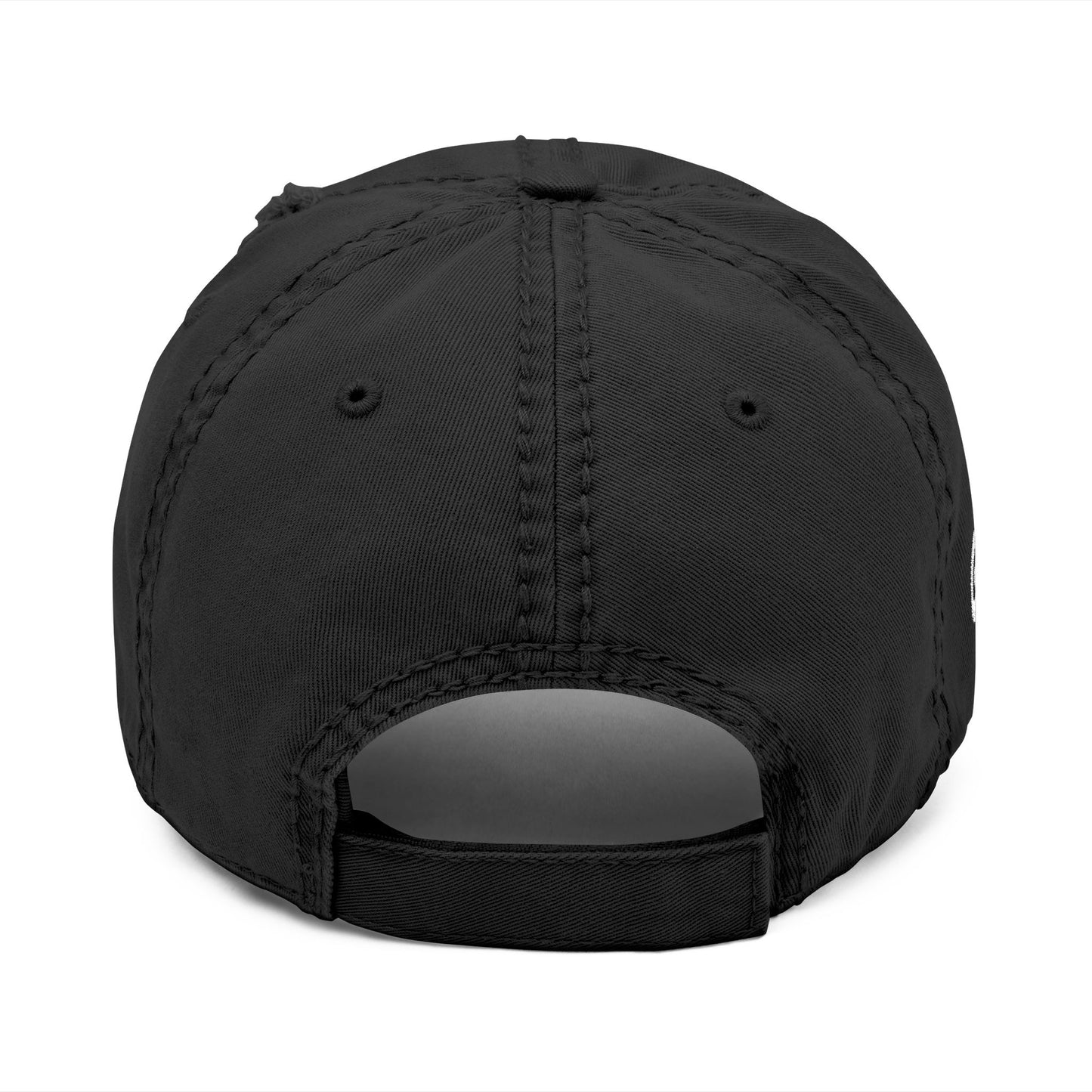 CW - Distressed Embroidered Dad Hat – Vintage Washed Baseball Cap