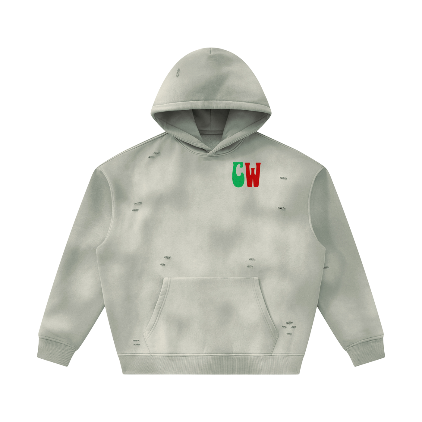 CW - Unisex Sunfade Frayed Fleece Hoodie