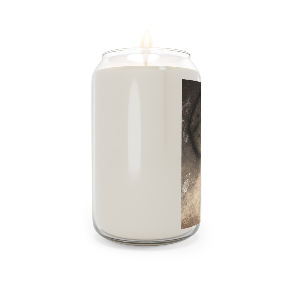 CW - Soy Candle 13.75oz — Urban Graffiti Pentagram Design, Scented Jar Candle