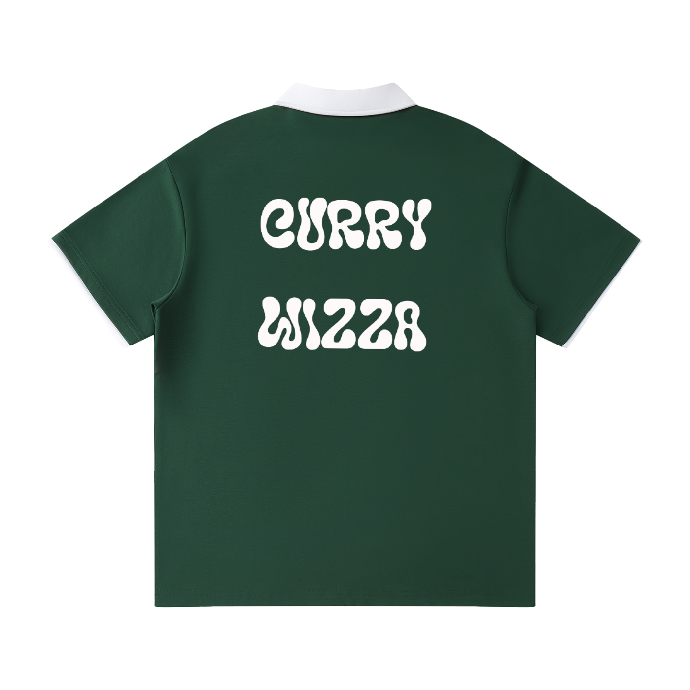 CW - Contrast Collar Raglan Polo Shirt