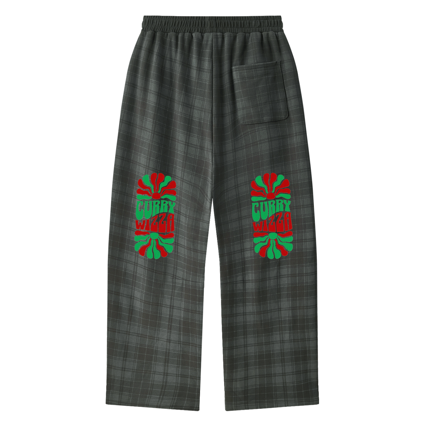 CW - Unisex Plaid Straight Leg Pants
