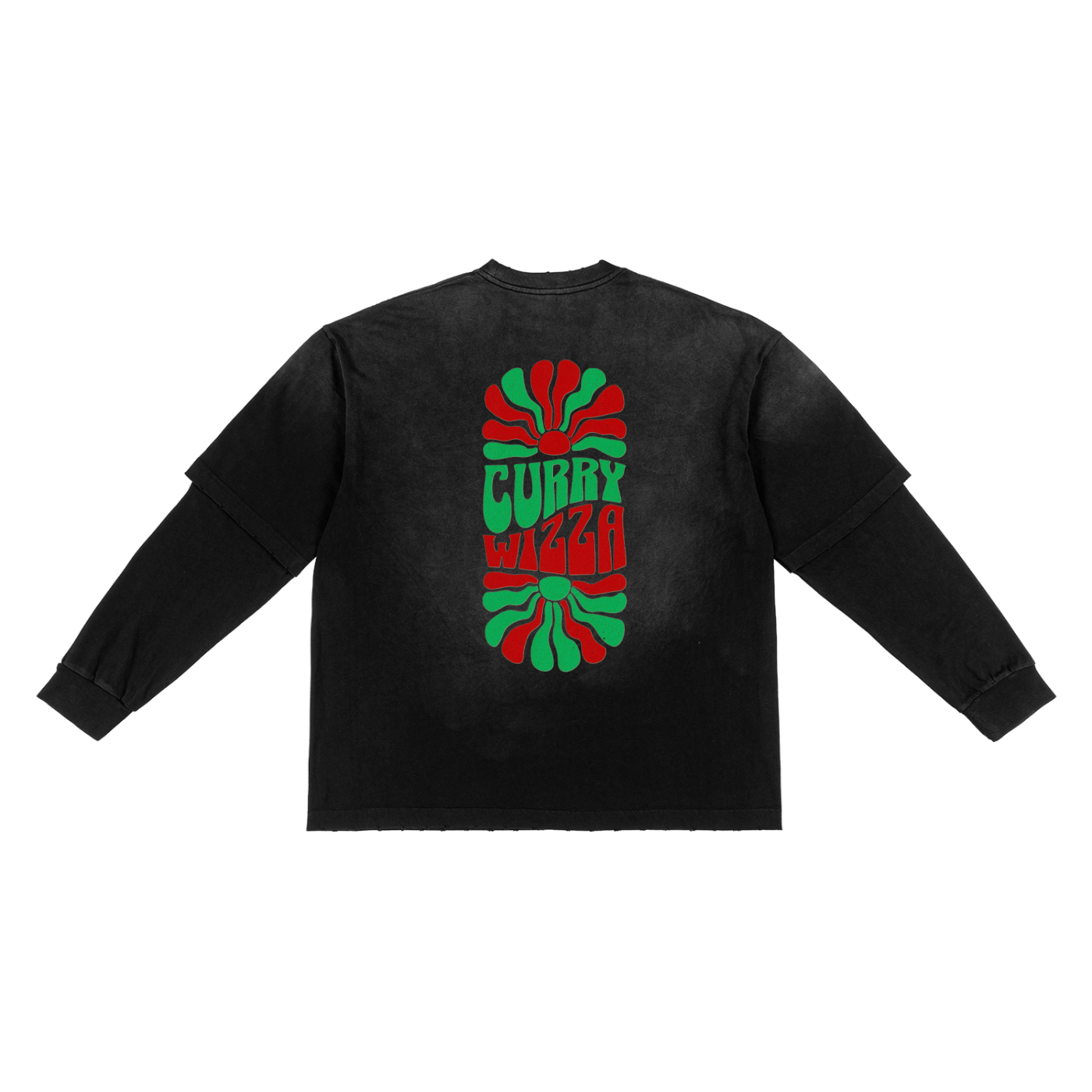 CW - Sunfade Hand-Frayed Faux Two-Piece T-Shirt