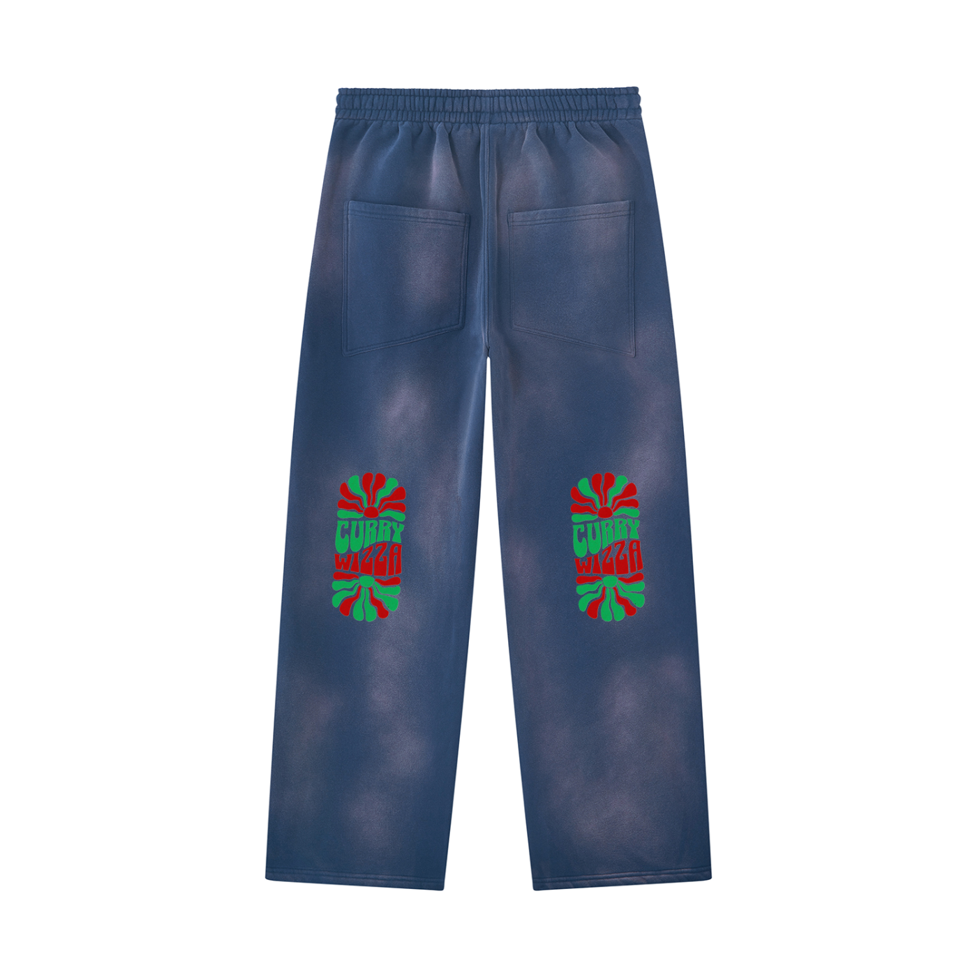 CW - Unisex Sunfade Wide Leg Fleece Sweatpants