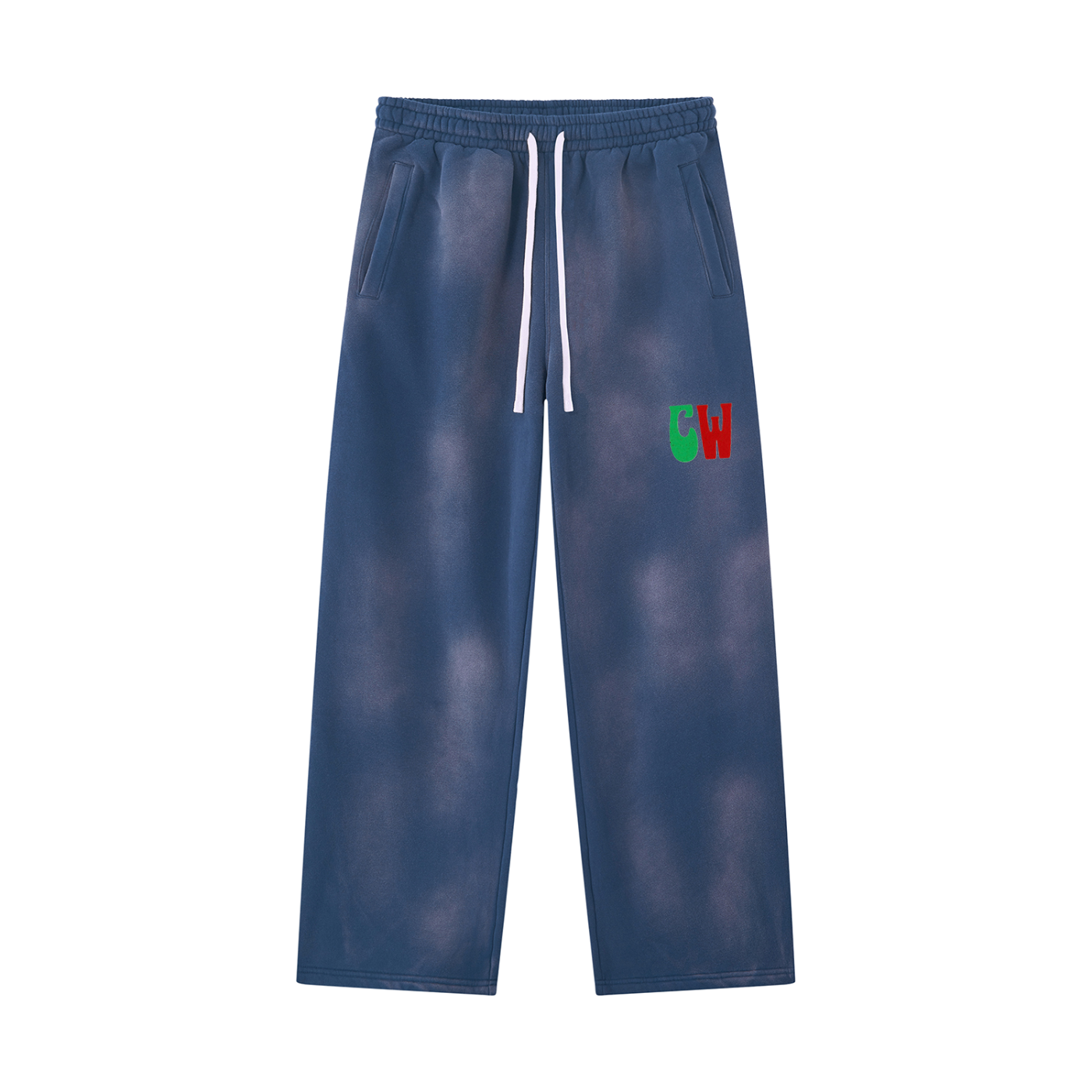 CW - Unisex Sunfade Wide Leg Fleece Sweatpants