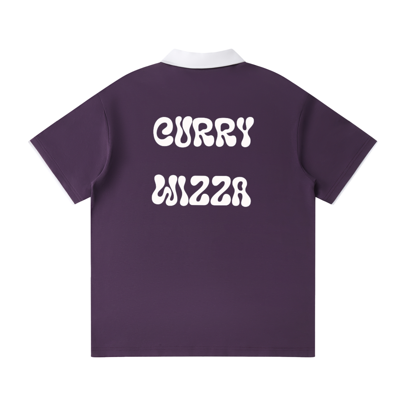 CW - Contrast Collar Raglan Polo Shirt