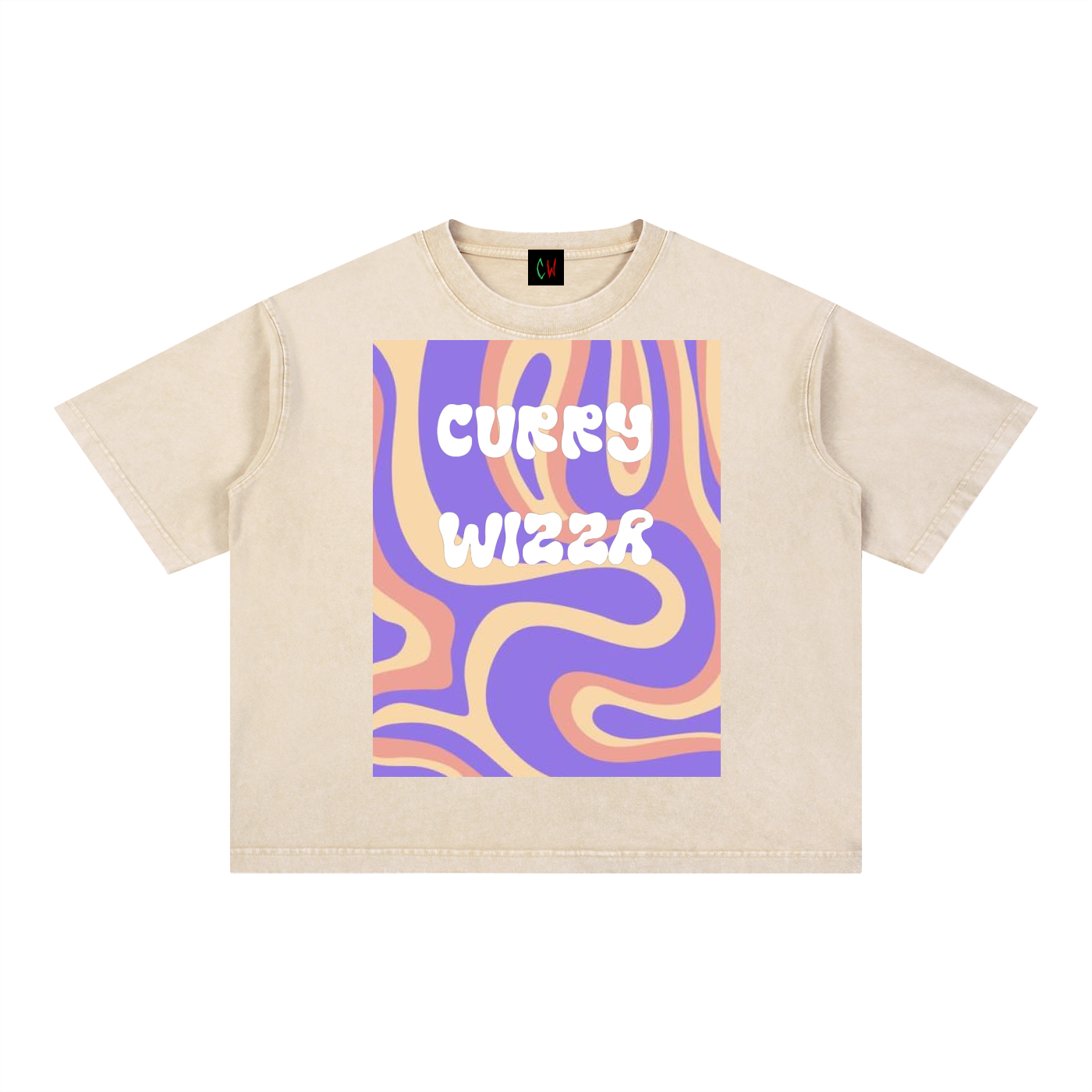 Mineral Wash Boxy Cotton T-Shirt