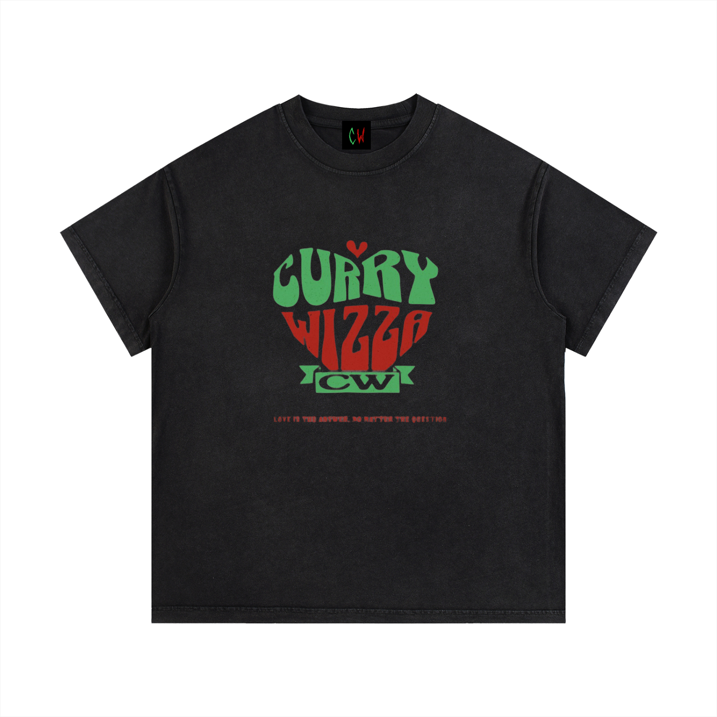 CURRY WIZZA - Vintage Wash Cotton T-Shirt