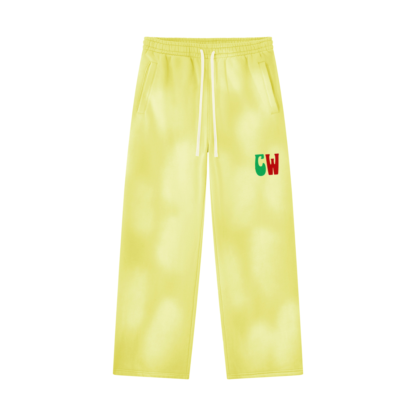CW - Unisex Sunfade Wide Leg Fleece Sweatpants