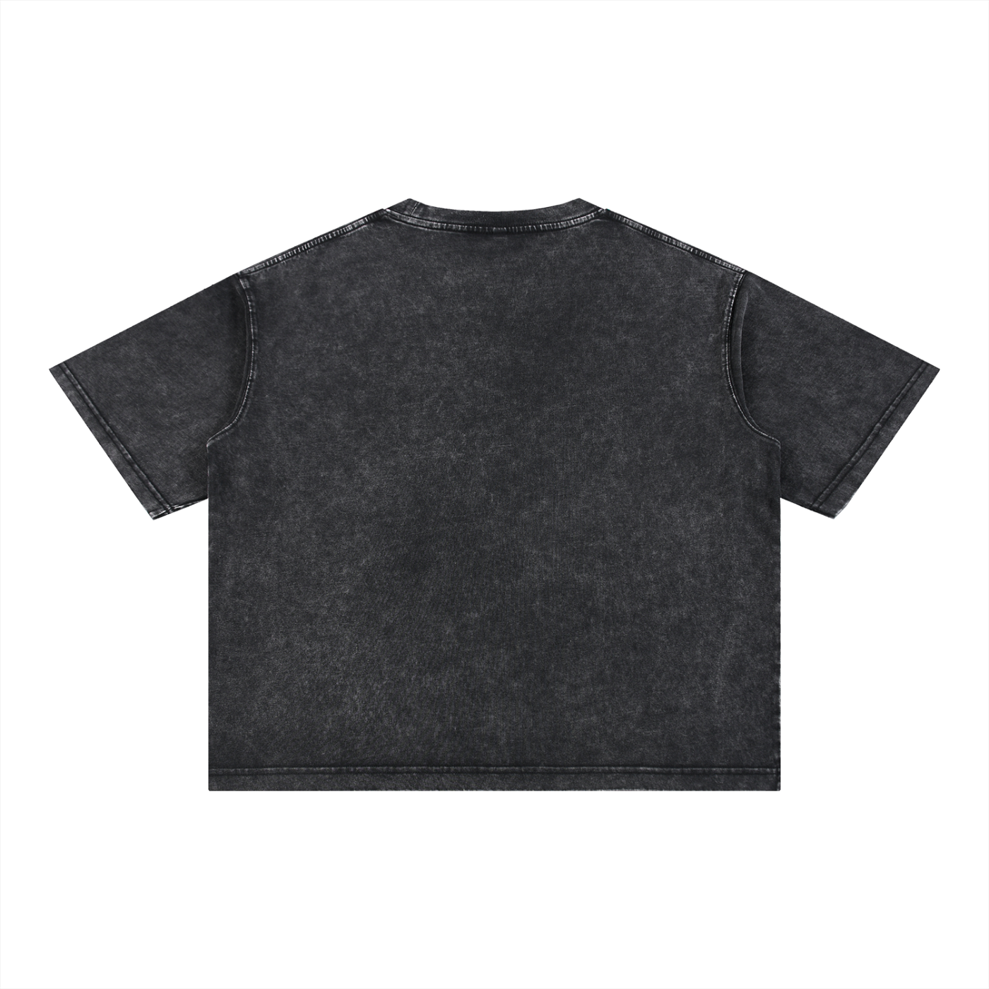 CURRY WIZZA - Mineral Wash Boxy Cotton T-Shirt