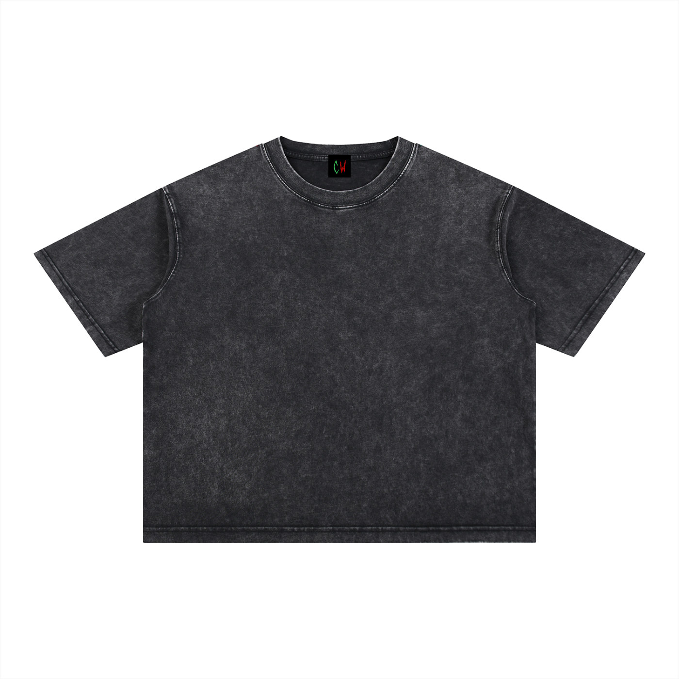 CW - Mineral Wash Boxy Cotton T-Shirt