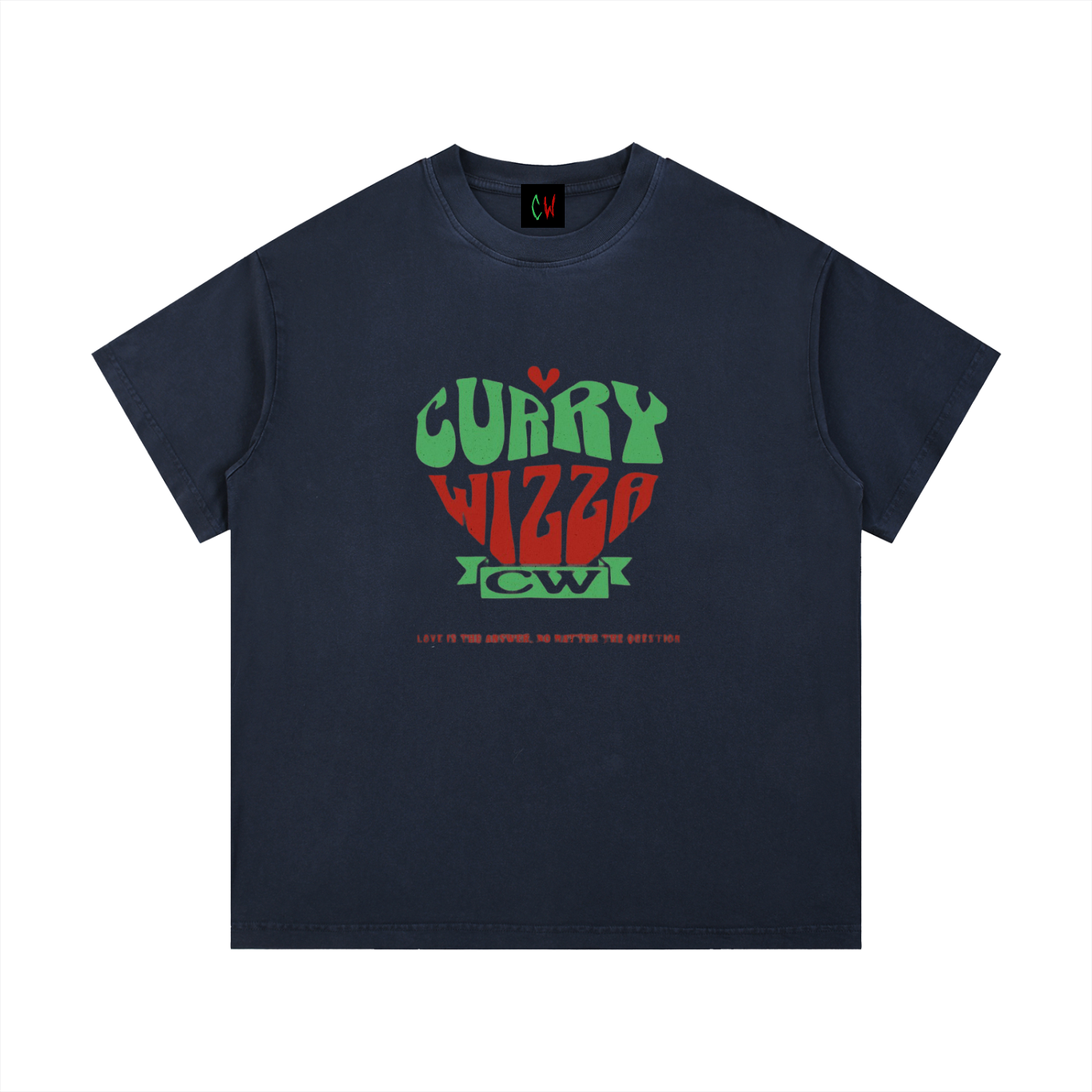 CURRY WIZZA - Vintage Wash Cotton T-Shirt