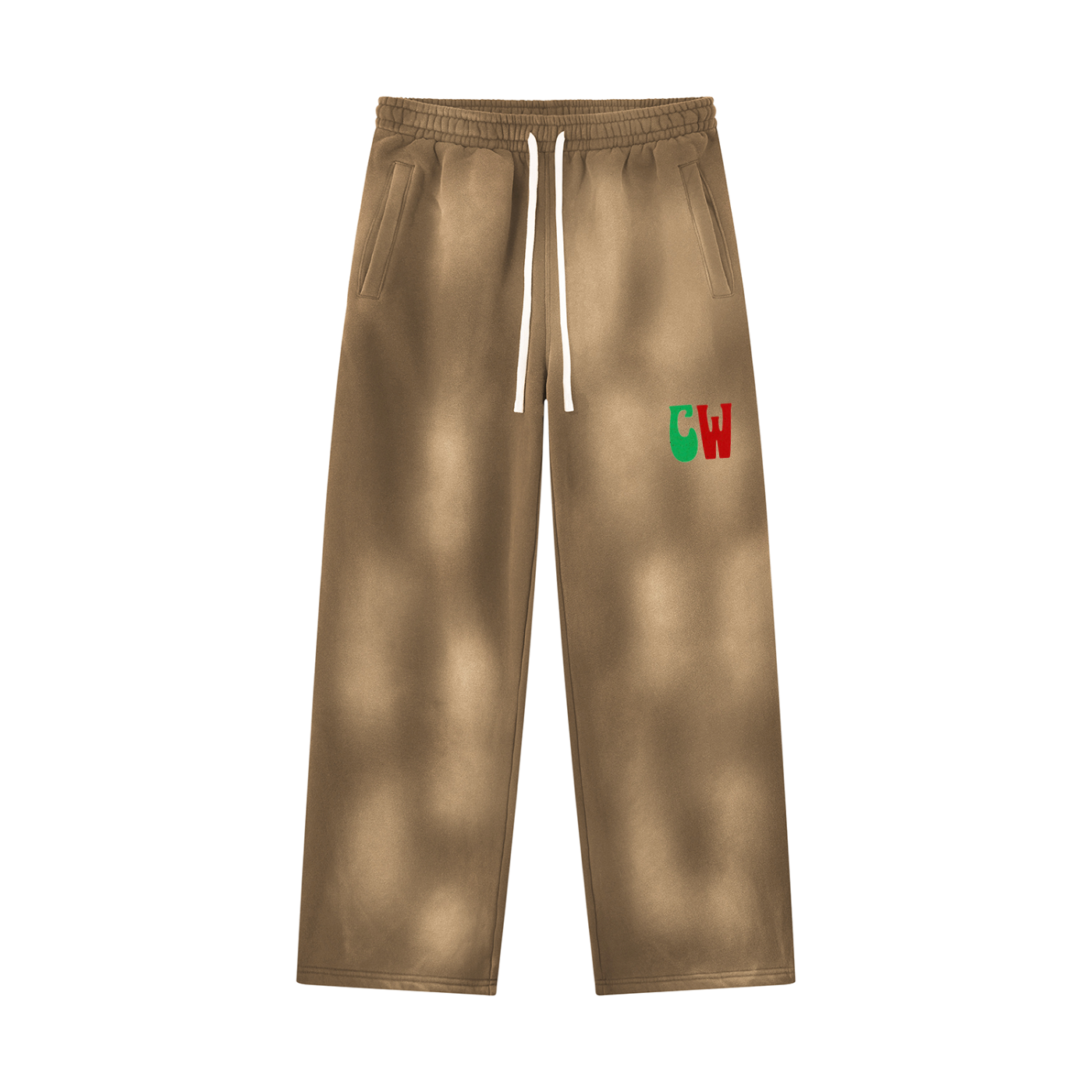 CW - Unisex Sunfade Wide Leg Fleece Sweatpants