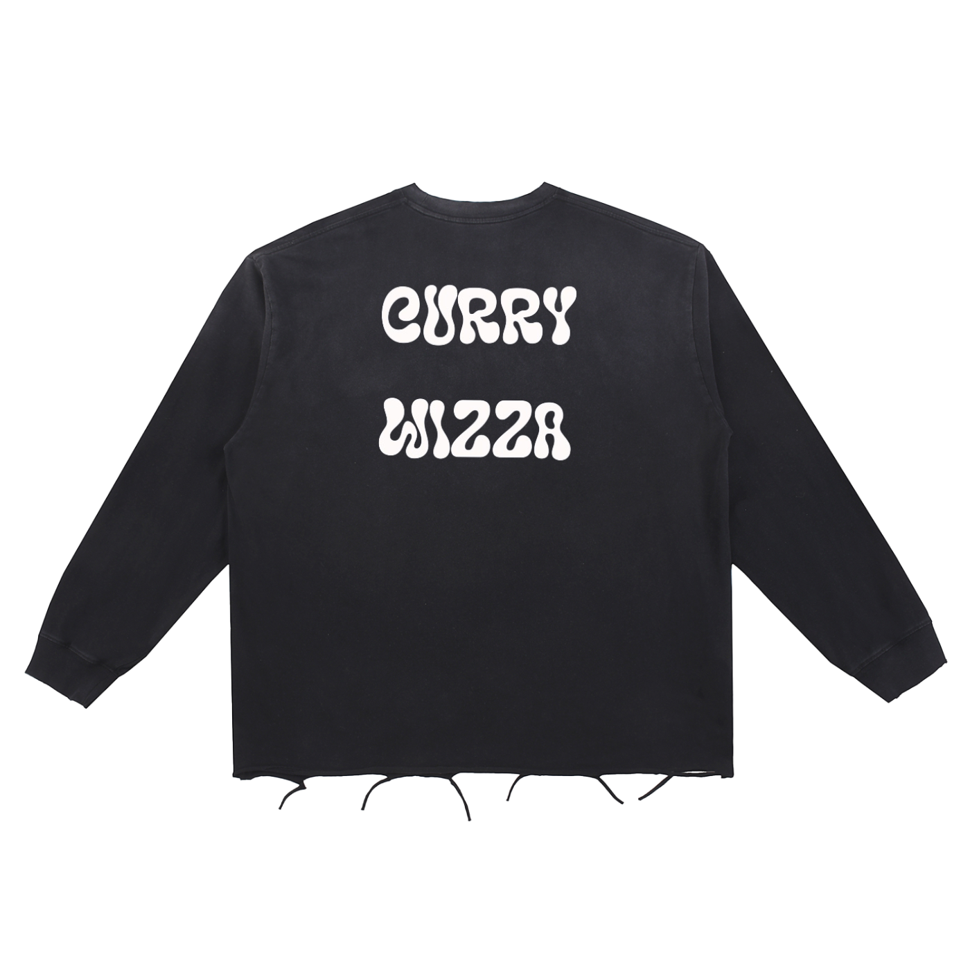 CW - Snow Wash Raw Edge Cotton T-Shirt