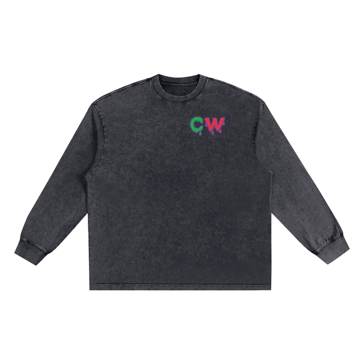 CURRY WIZZA - Snow Washed Frayed Edge T-Shirt
