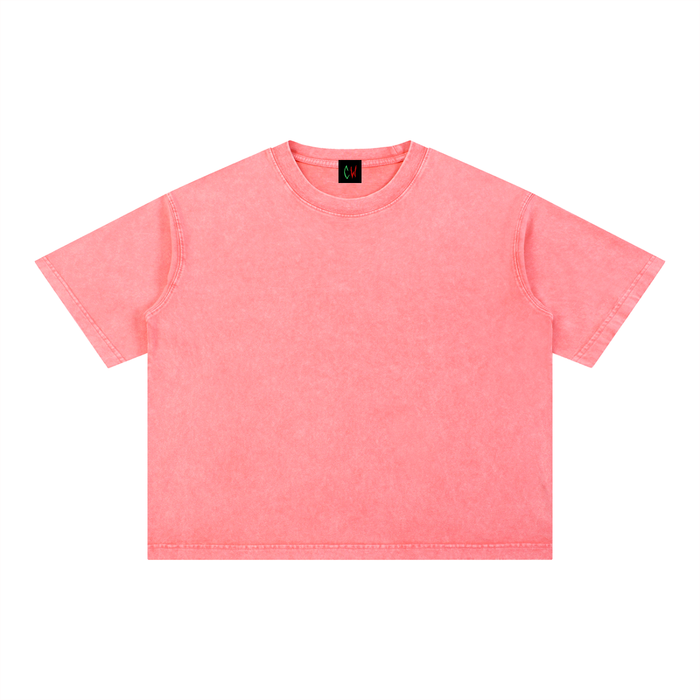 CW - Mineral Wash Boxy Cotton T-Shirt
